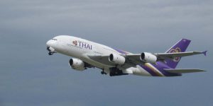 Avion de Thai Airways.