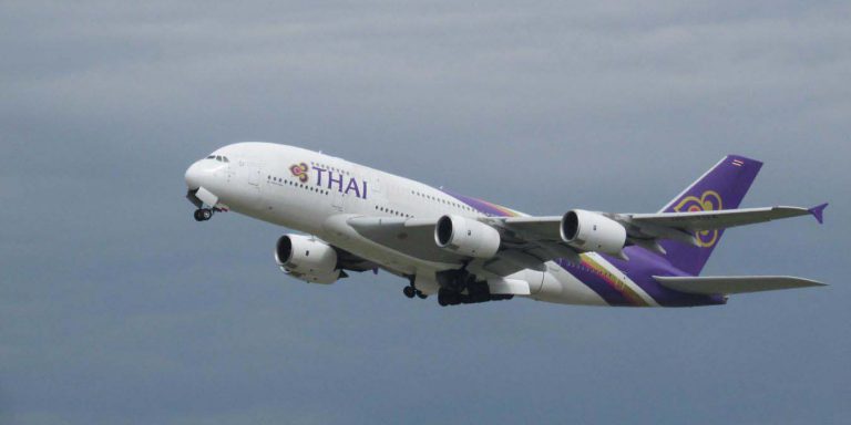 Avion de Thai Airways.