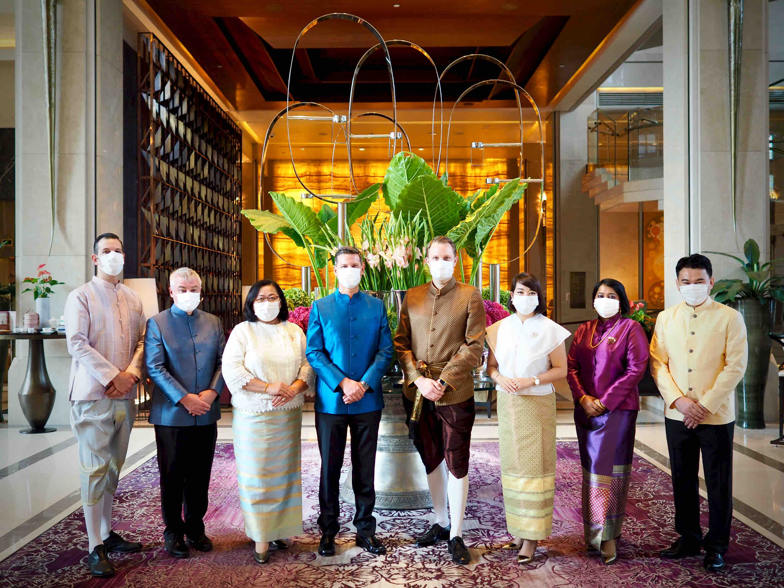 accueil chaleureux du Siam Kempinski Hotel de Bangkok